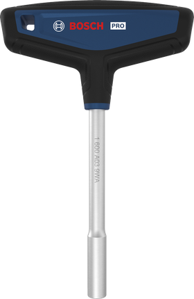 Obeng T-Handle Bosch PRO dengan pegangan ergonomis.